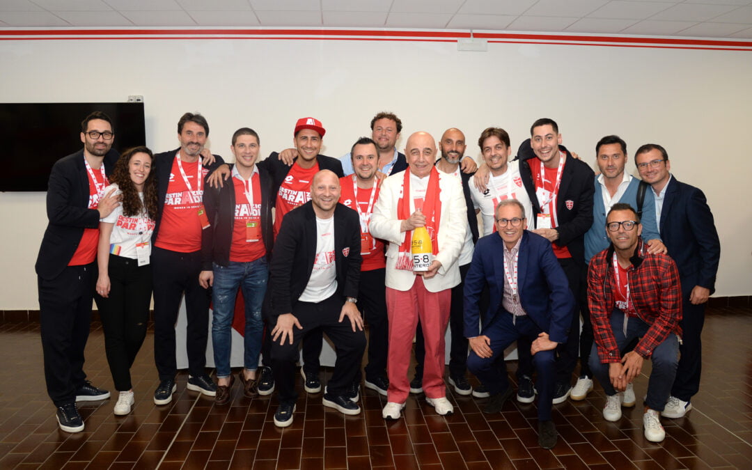 L’AC Monza brinda alla serie A con le bollicine firmate 958 SANTERO