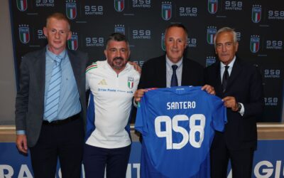 958 Santero becomes Premium Partner of the Italian National Football Team