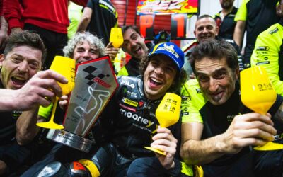 958 Santero e Bezzecchi di VR46 (team di Valentino Rossi)  vittoriosi alla seconda prova del Moto Mondiale