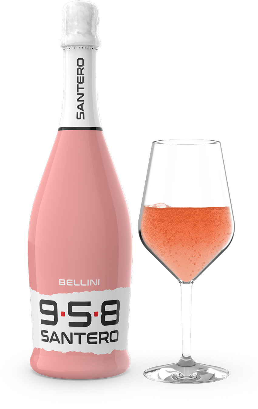 6 Calici Santero colorati Fucsia Cocktail Spumante Prosecco