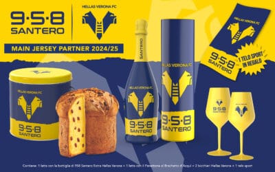 Un brindisi a tinte gialloblù: la partnership tra 958 Santero e Hellas Verona FC