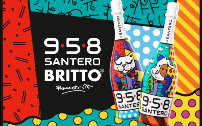 Romero Britto firma le nuove bottiglie artistiche 958 Santero