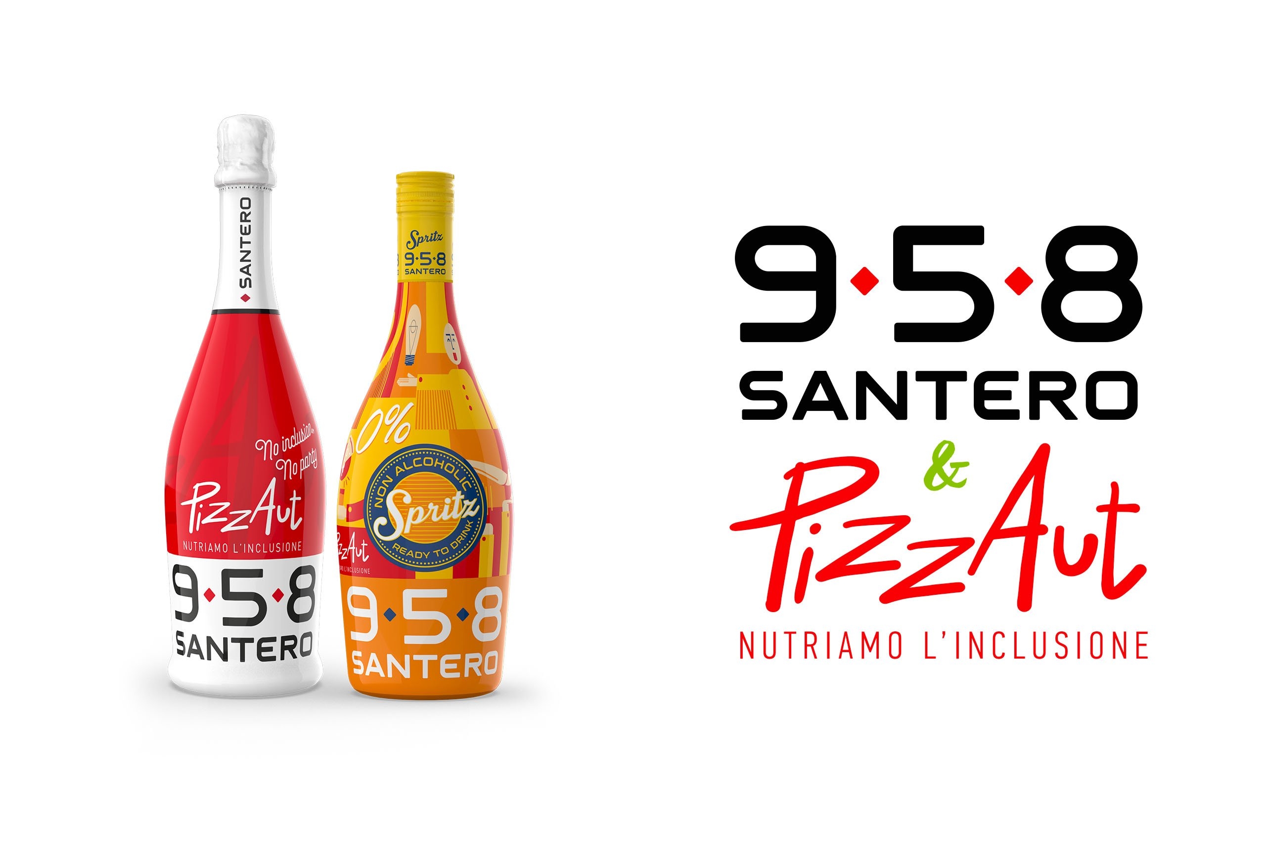 Santero 958 6 bicchieri fucsia in policarbonato
